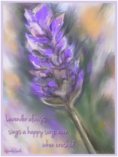 Lavender Haiga