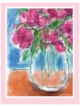 Pink flowers in a vase 4