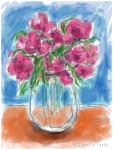 Pink flowers in a vase 2