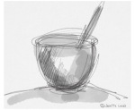Drawing of a bowl