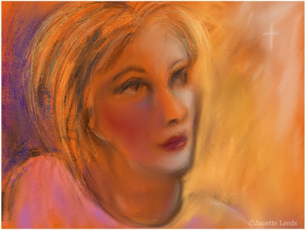 Drawing of a Woman"s face