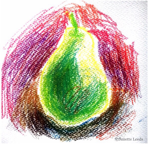 Pear drawing