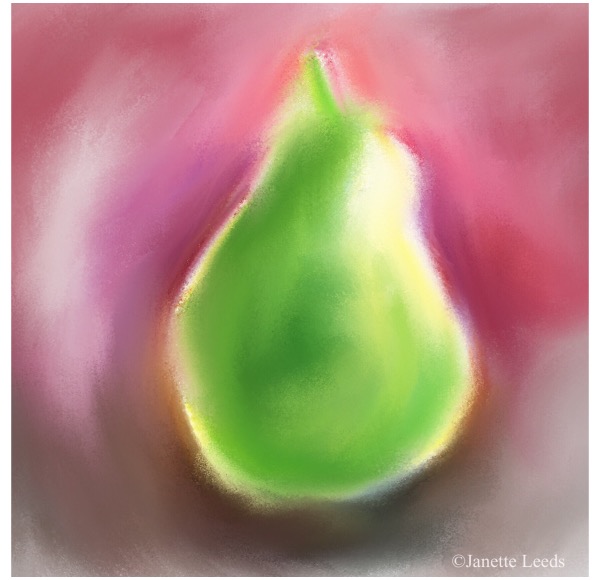 Pear drawing