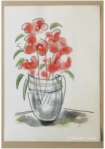 Flowers in a vase