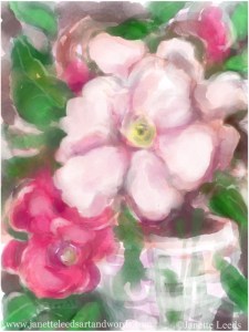 Flower painting