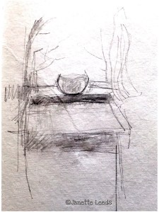 Pencil still life drawing