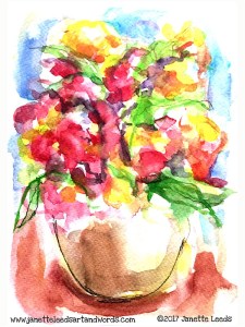 Watercolour flowers
