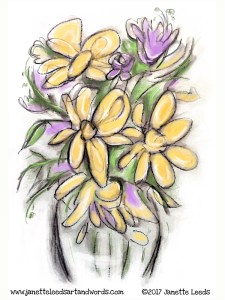 Vase of flowers