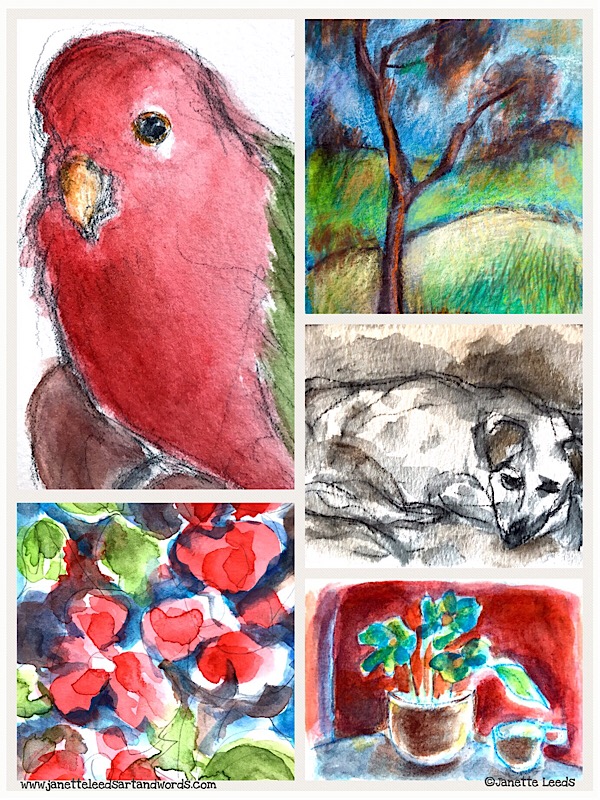 A collection of artwork