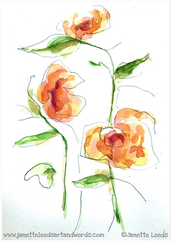 Flower painting
