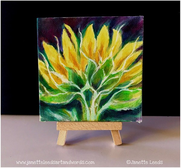 Sunflower painting