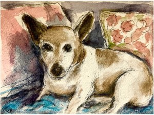 Dog painting
