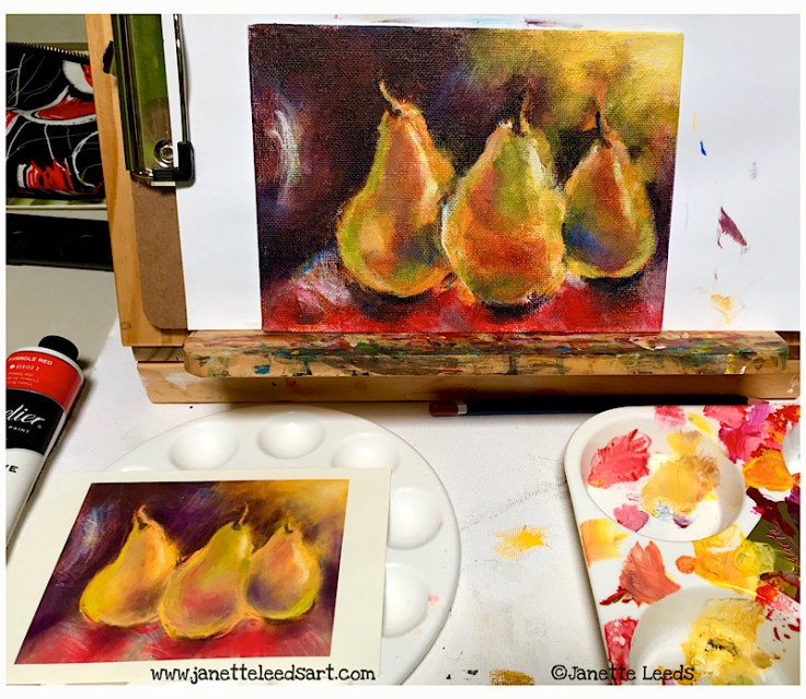 Pear painting