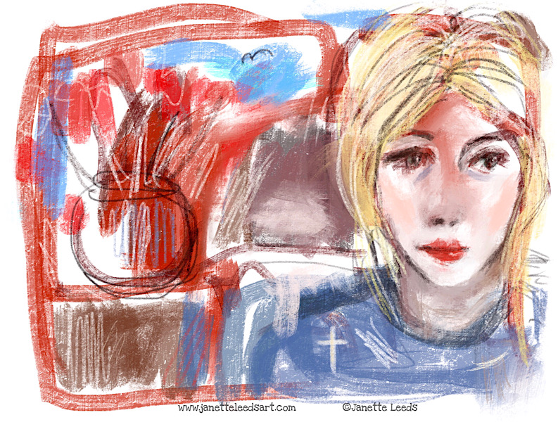 Painted in the Procreate app