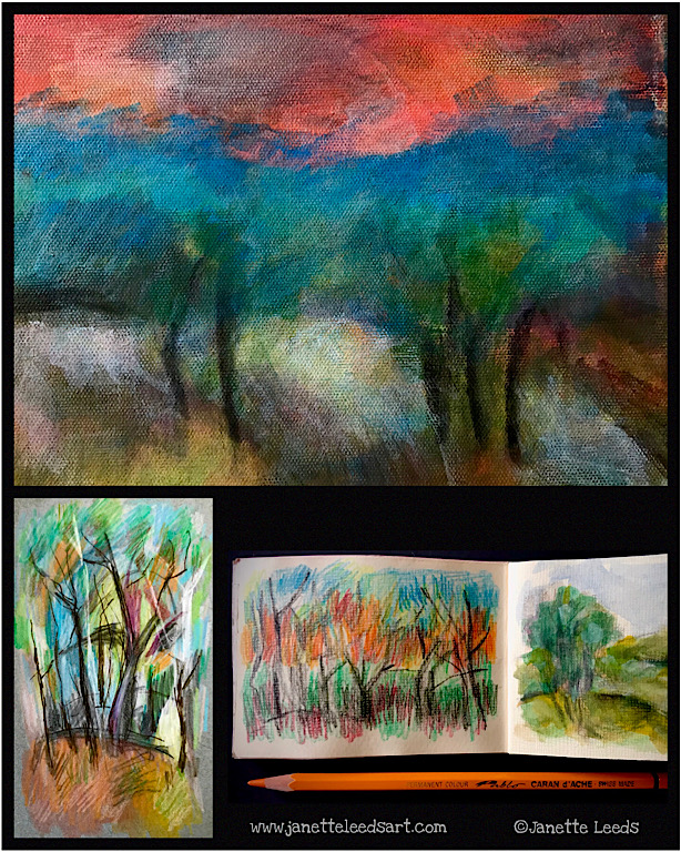 A few landscape artworks