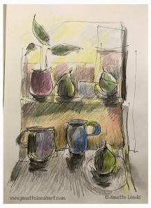 Still life sketch