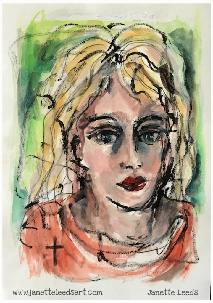 Painting of woman